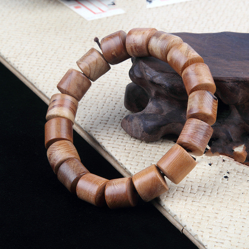 Eco-Friendly Wooden Bead Bracelet - Sustainable Style