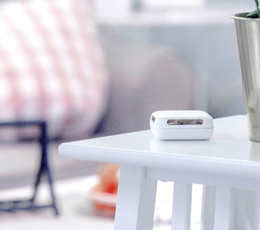 Portable Ultrasonic Mosquito Repellent Device with Plant-Based Mat