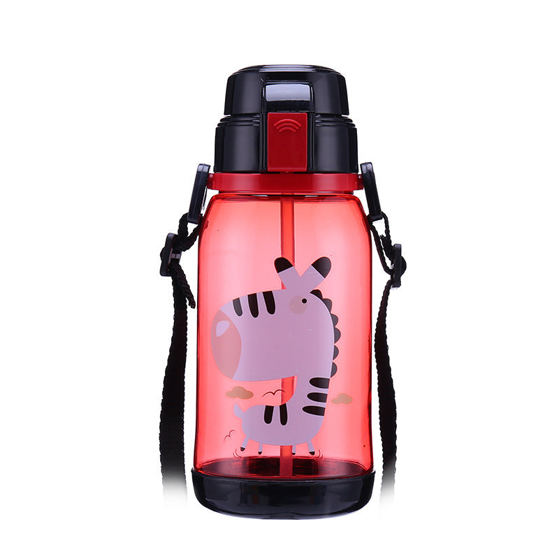 Eco-Friendly Kids Water Bottle with Straw - BPA Free