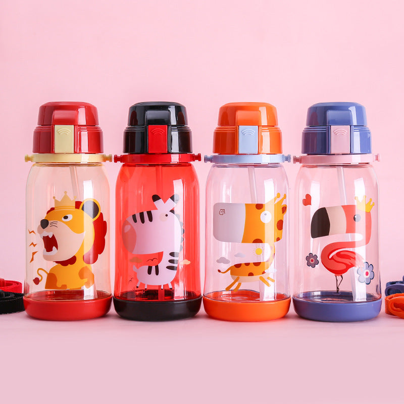 Eco-Friendly Kids' Water Bottles with Animal Designs