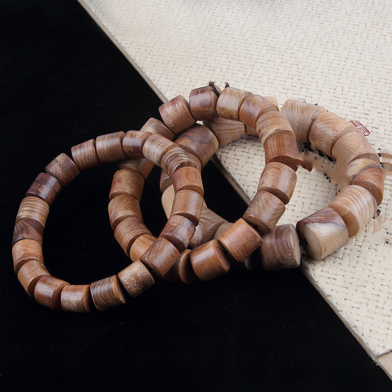 Eco-Friendly Wooden Bead Bracelet - Sustainable Style