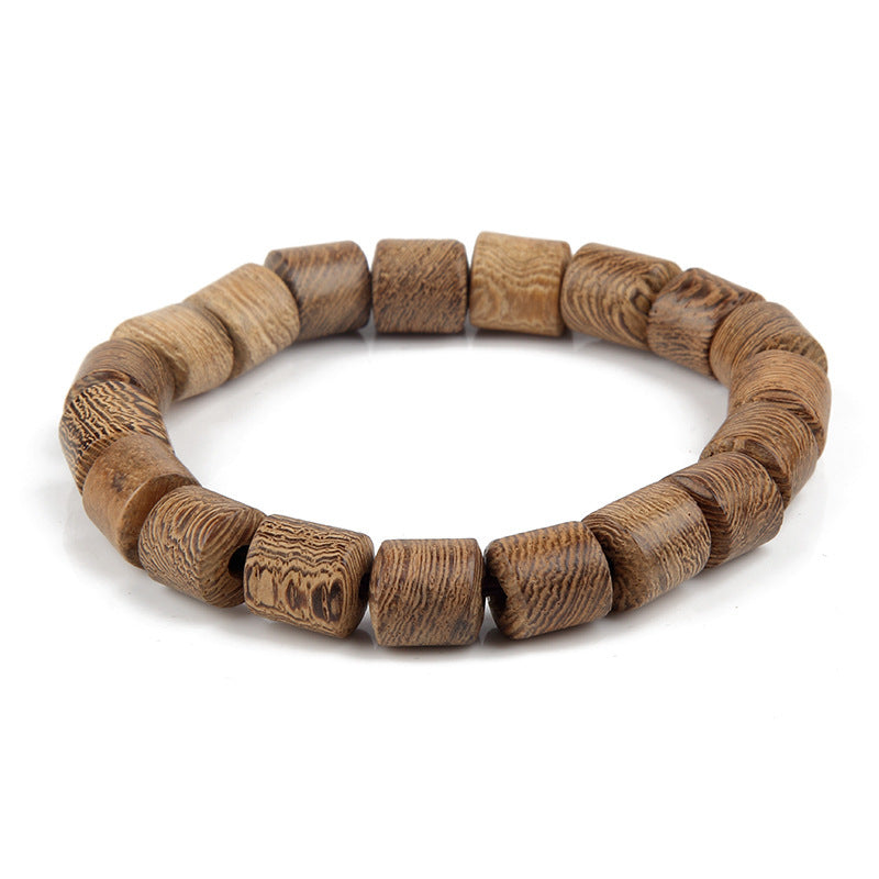 Eco-Friendly Wooden Bead Bracelet - Sustainable Style