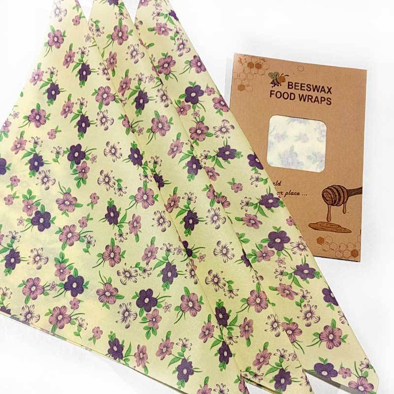 Eco-Friendly Beeswax Food Wraps - Reusable & Biodegradable
