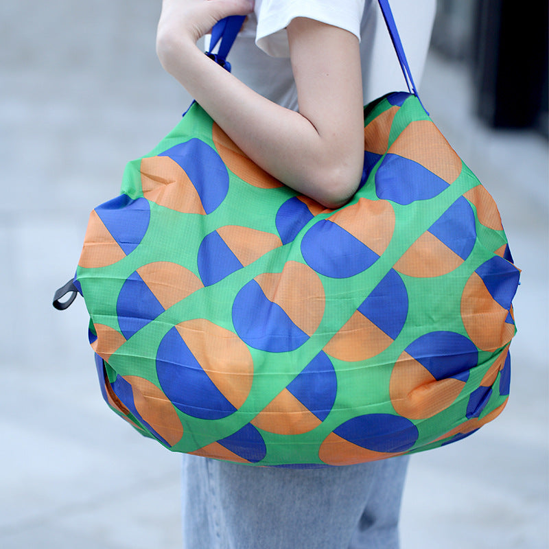 Eco-Friendly Reusable Camouflage Shopping Tote - Large, Foldable, Durable