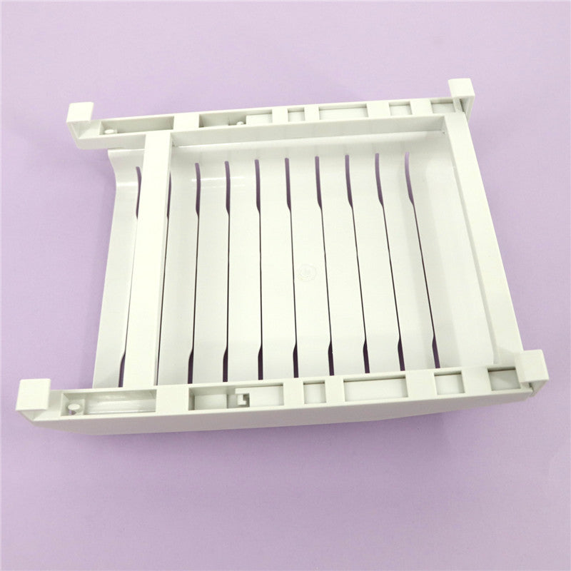 Refrigerator Storage Rack with Eco-Friendly Bag Holders