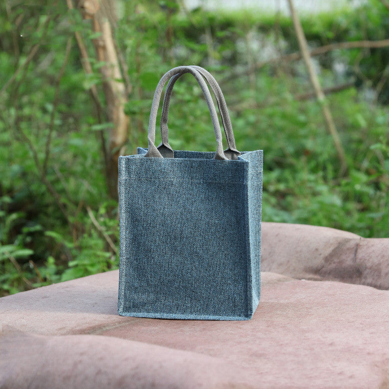 Eco-Friendly Reusable Jute Tote Bag - Sustainable Shopping Solution