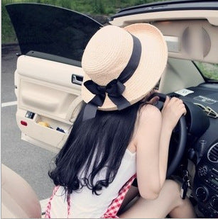 Women's Chic Bowknot Straw Sun Hat