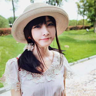 Chic Bowknot Straw Sun Hat for Women - Lush Brush
