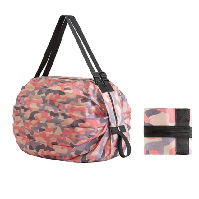 Eco-Friendly Reusable Camouflage Shopping Tote - Large, Foldable, Durable