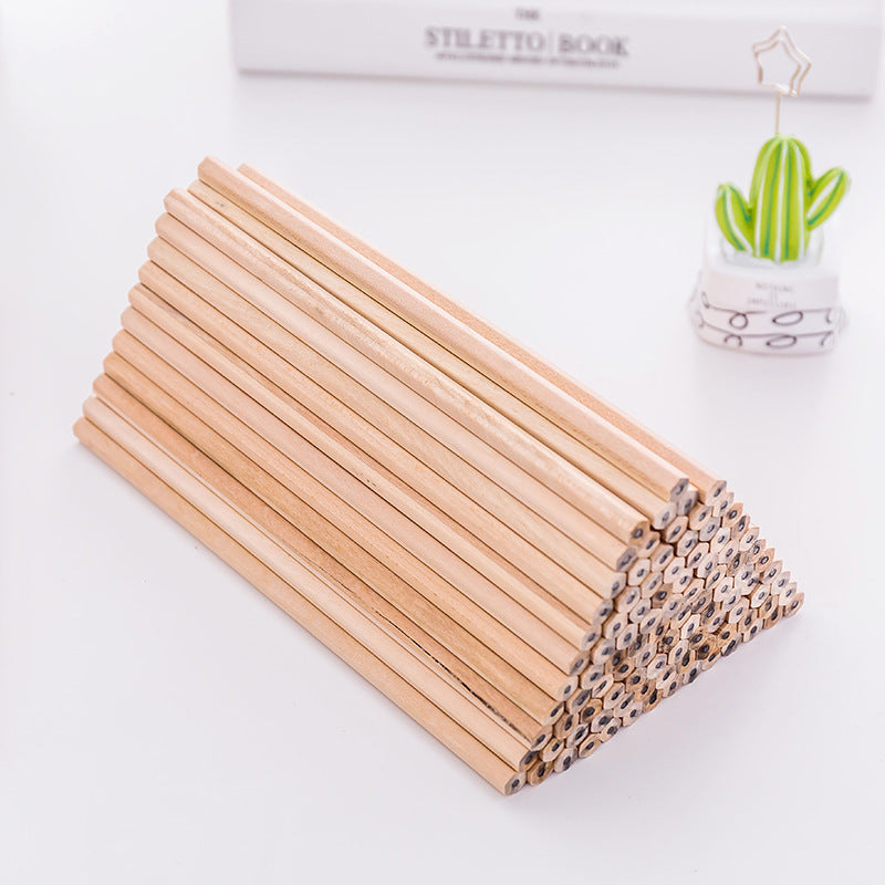 Eco-Friendly Natural Wood Hexagonal Pencils