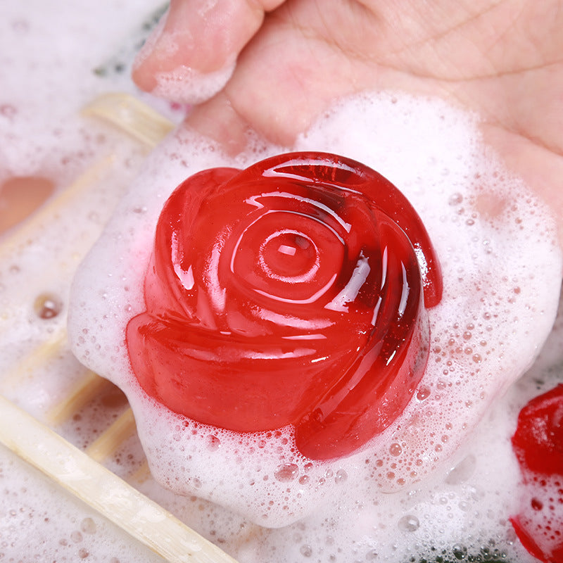 Handmade Rose Oil Face Soap - Natural & Eco-Friendly Cleanser