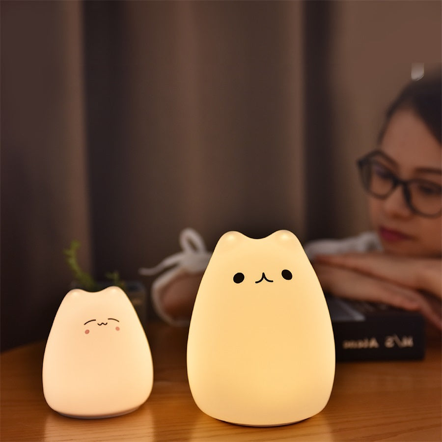 Eco-Friendly Silicone Touch Sensor Night Light for Kids - Lush Brush