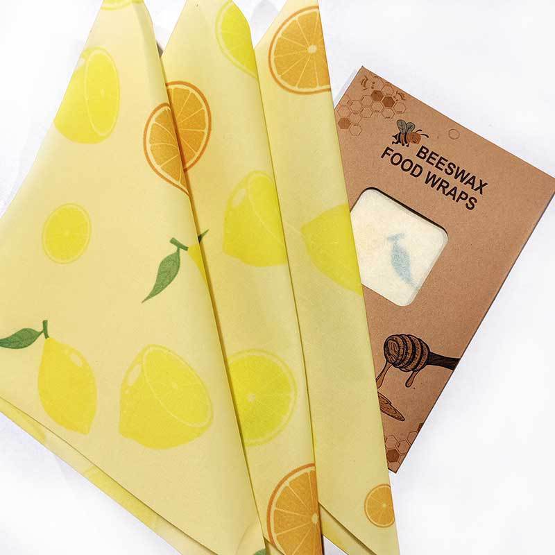 Eco-Friendly Beeswax Food Wraps - Reusable & Biodegradable