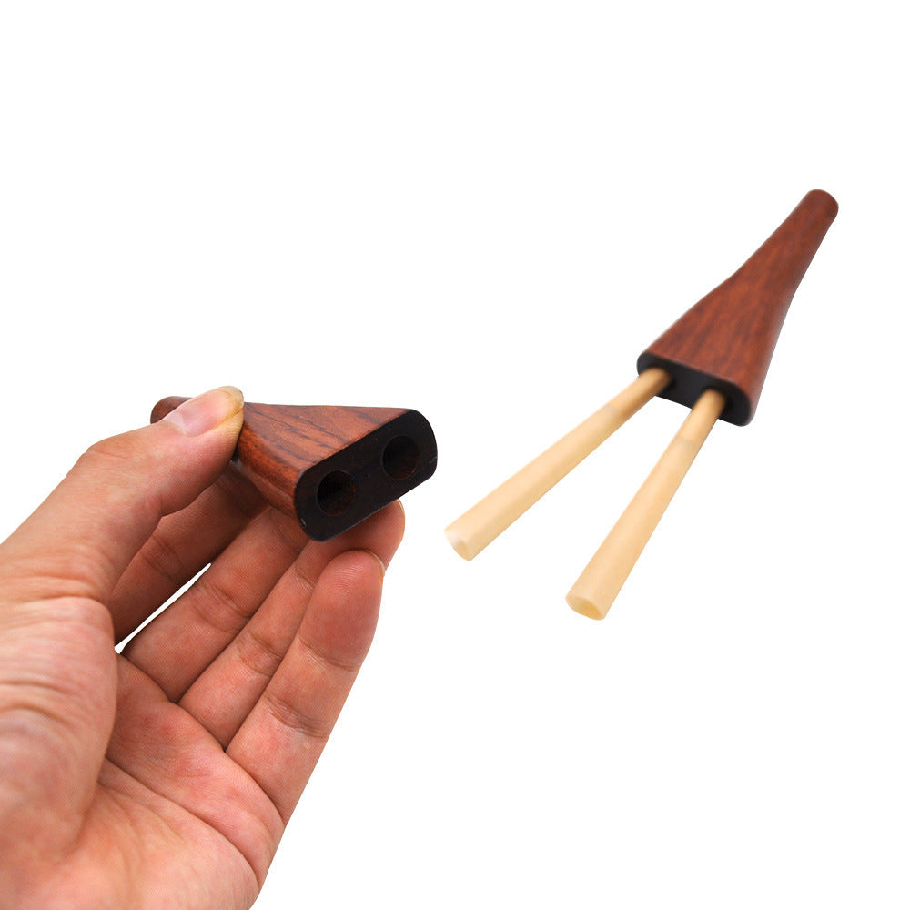 Eco-Friendly Classic Wooden Pipe Smoking Set