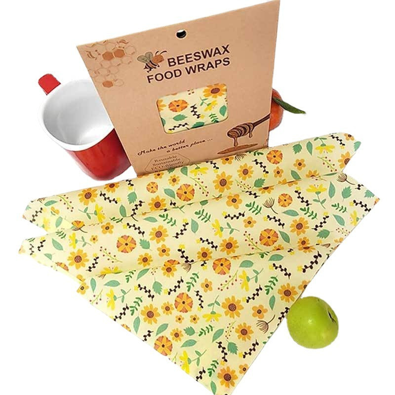Eco-Friendly Beeswax Food Wraps - Reusable & Biodegradable