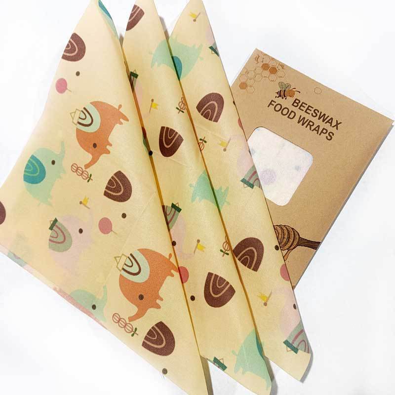 Eco-Friendly Beeswax Food Wraps - Reusable & Biodegradable
