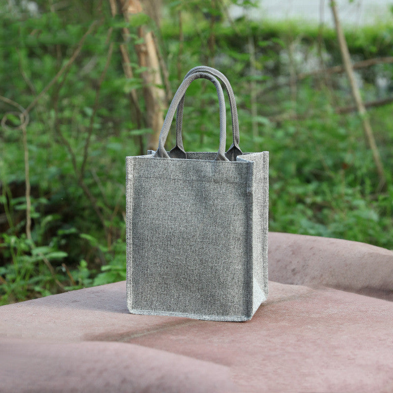 Eco-Friendly Reusable Jute Tote Bag - Sustainable Shopping Solution