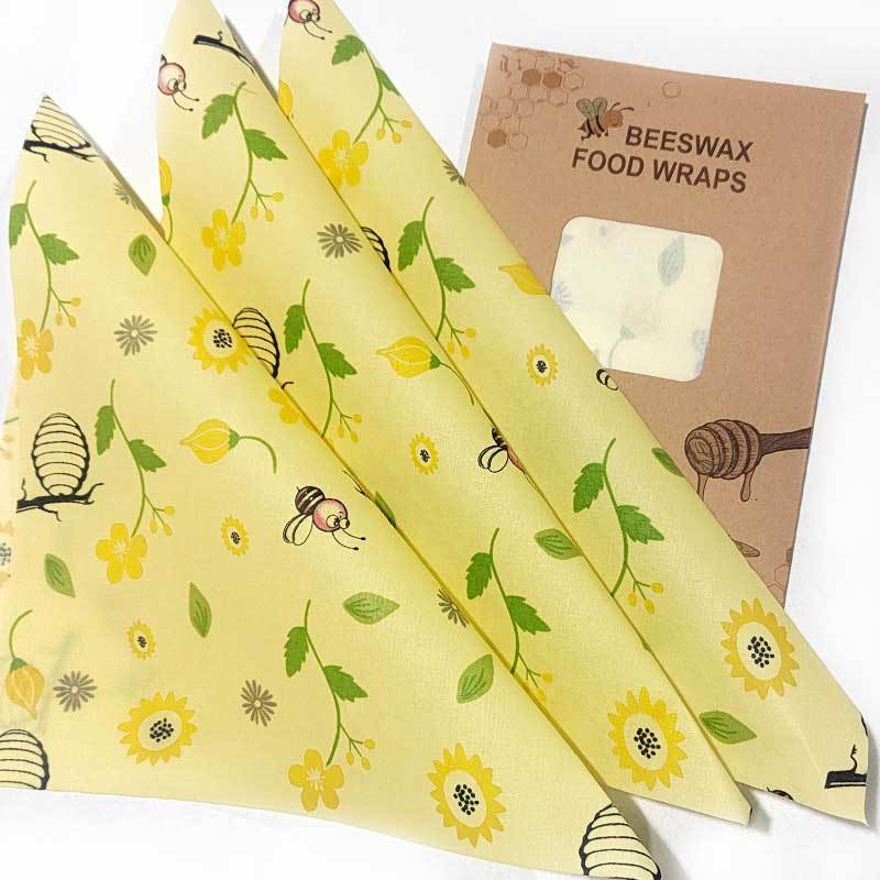 Eco-Friendly Beeswax Food Wraps - Reusable & Biodegradable
