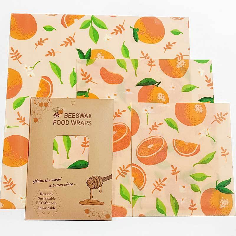 Eco-Friendly Beeswax Food Wraps - Reusable & Biodegradable