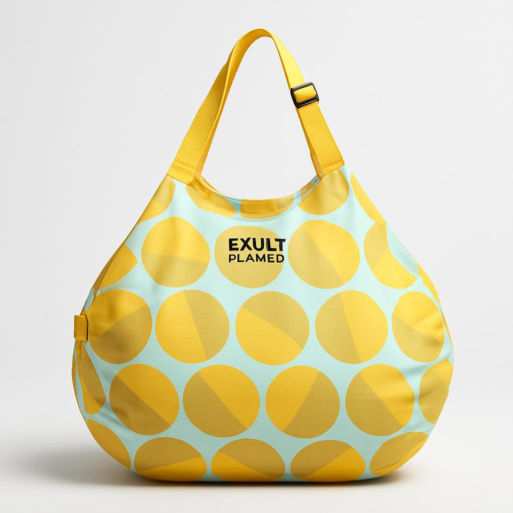 Eco-Friendly Reusable Camouflage Shopping Tote - Large, Foldable, Durable