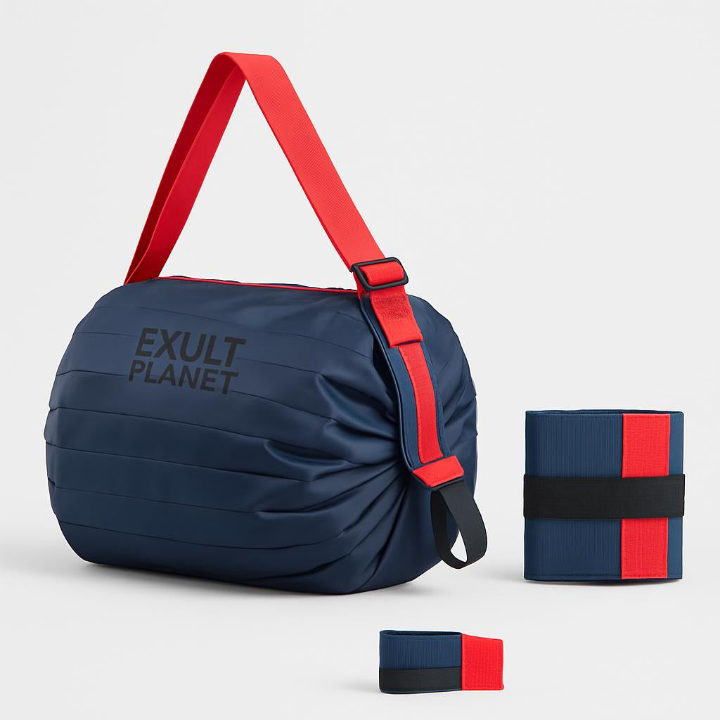 Eco-Friendly Reusable Camouflage Shopping Tote - Large, Foldable, Durable