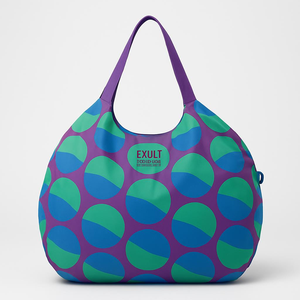 Eco-Friendly Reusable Camouflage Shopping Tote - Large, Foldable, Durable