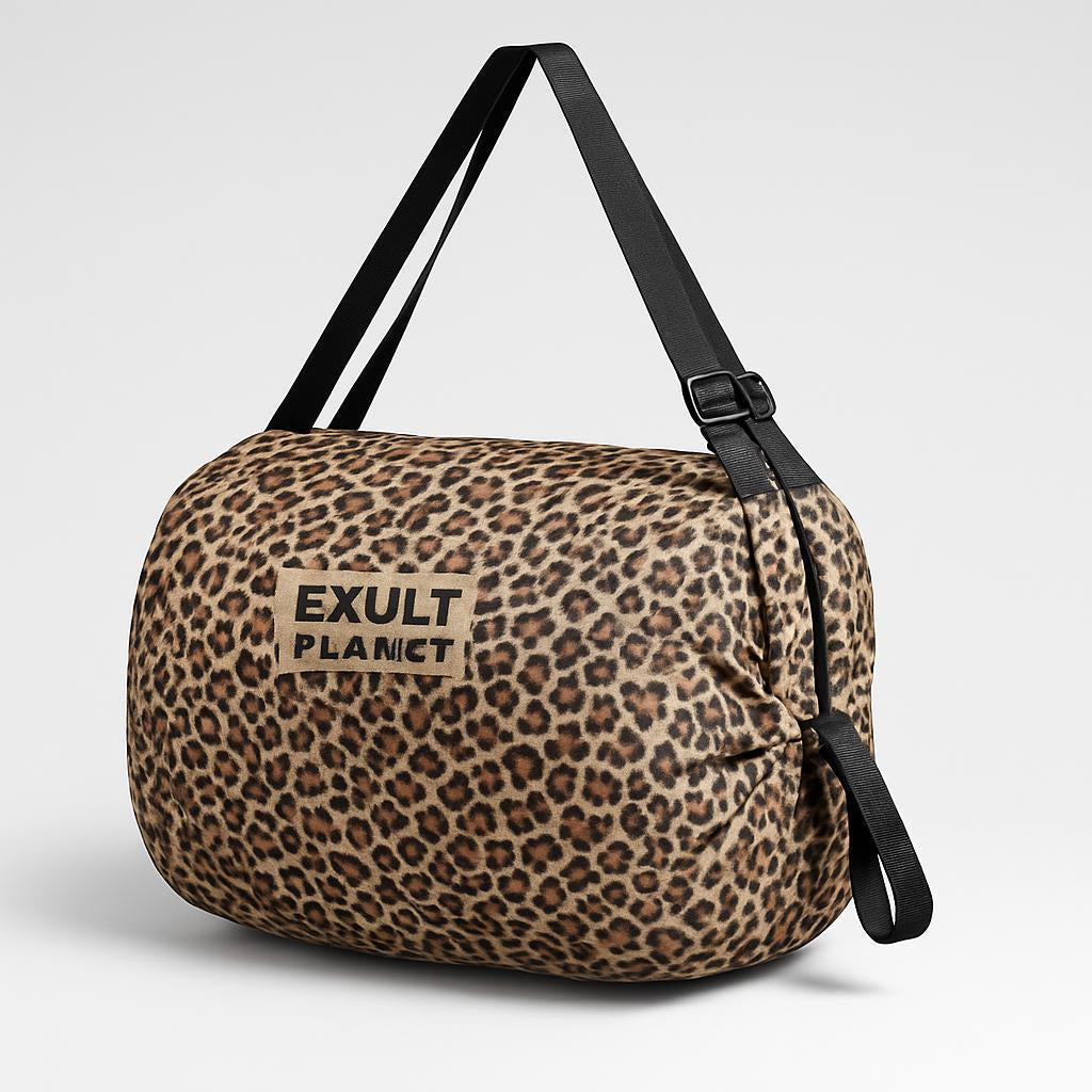 Eco-Friendly Reusable Camouflage Shopping Tote - Large, Foldable, Durable