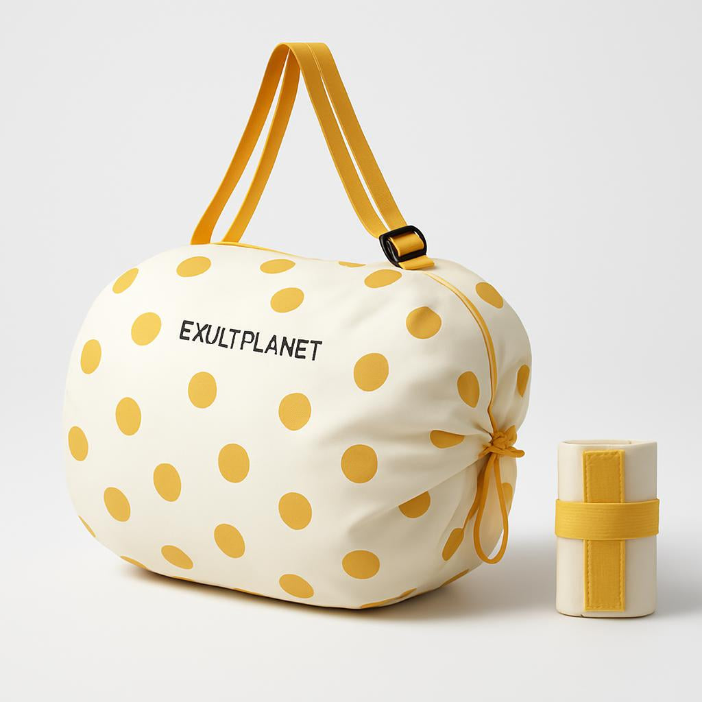 Eco-Friendly Reusable Camouflage Shopping Tote - Large, Foldable, Durable