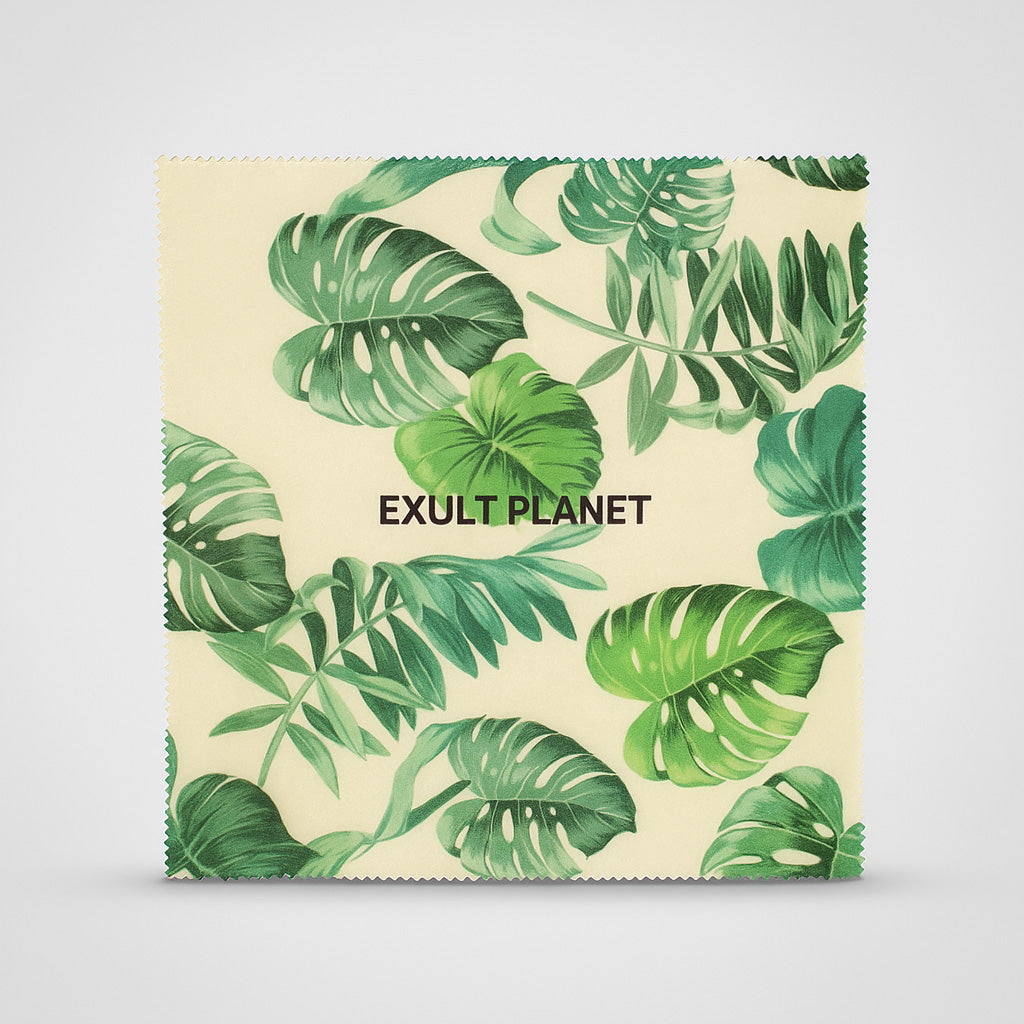 Eco-Friendly Beeswax Food Wraps - Reusable, Biodegradable, Cactus Pattern