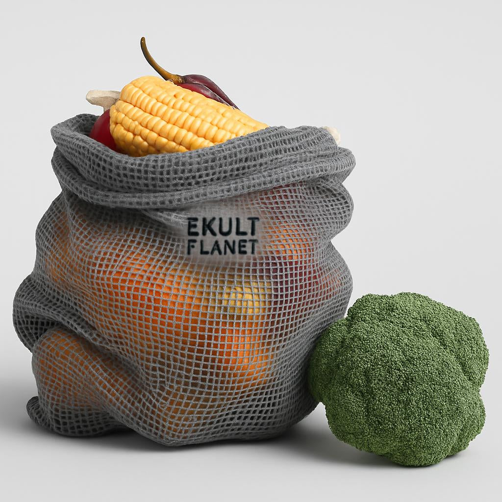 Eco-Friendly Reusable Mesh Produce Bag - Sustainable Grocery Solution