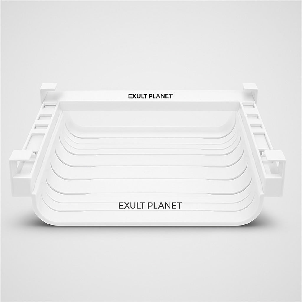 Refrigerator Storage Rack with Eco-Friendly Bag Holders