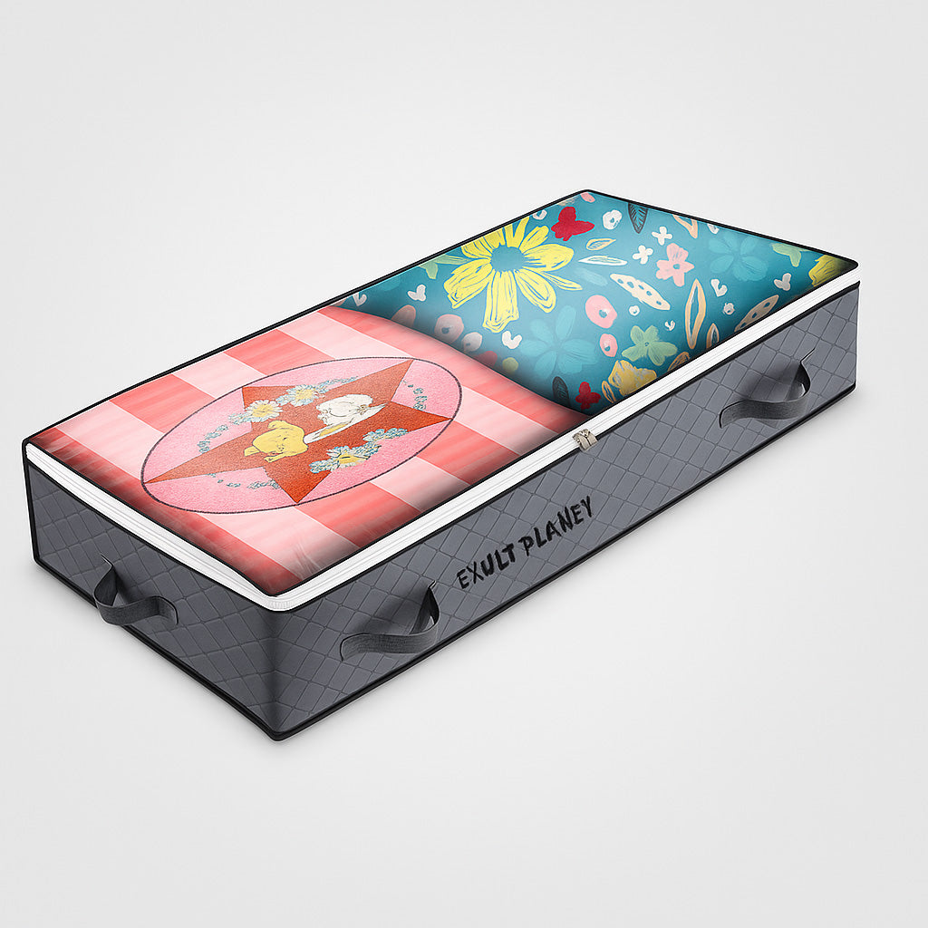 Eco-Friendly Floral Storage Bag for Organizing