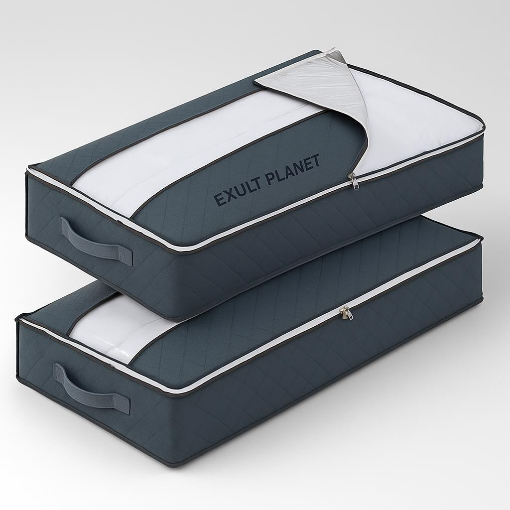 Eco-Friendly Floral Storage Bag - Durable Organizer