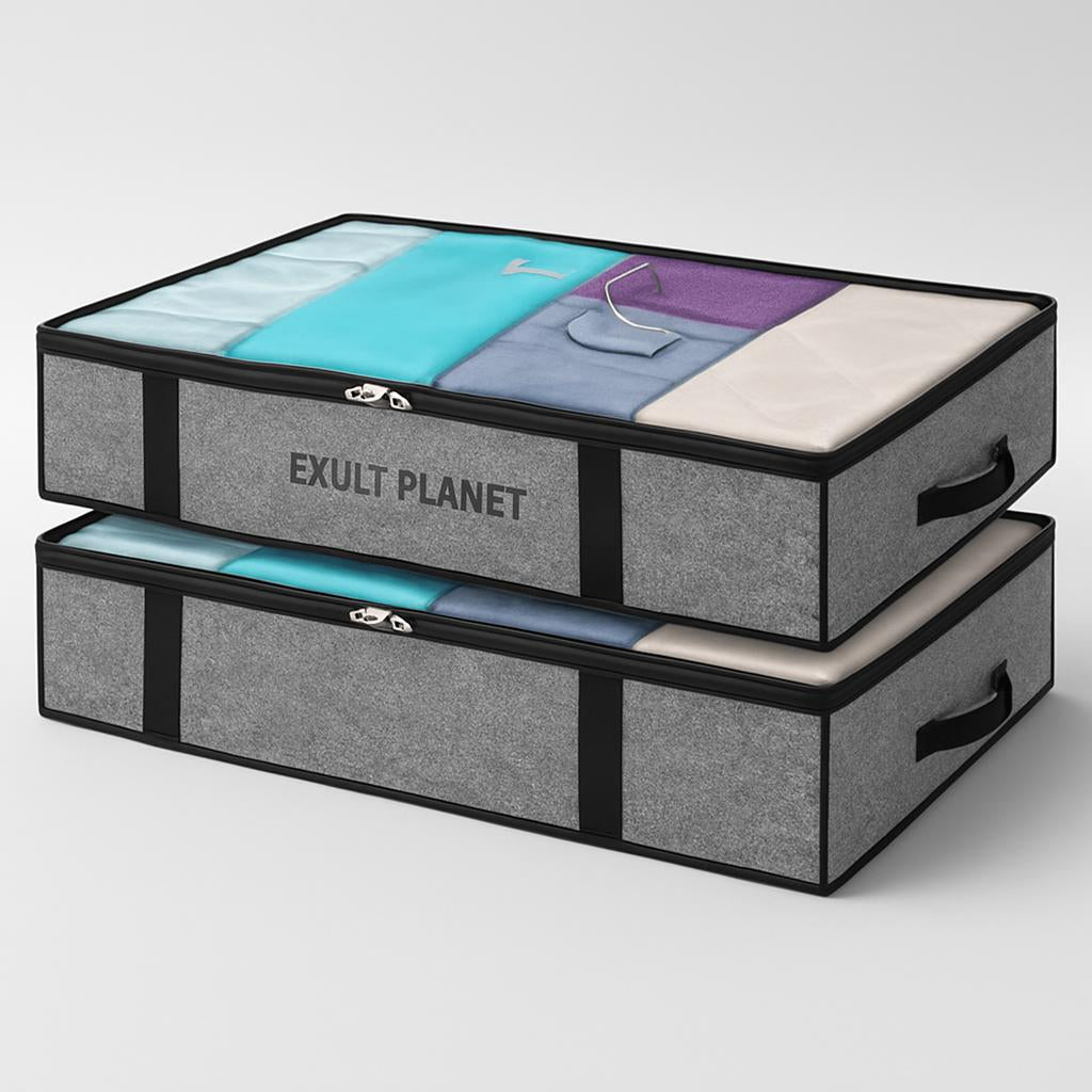 Eco-Friendly Floral Storage Bag - Durable Organizer