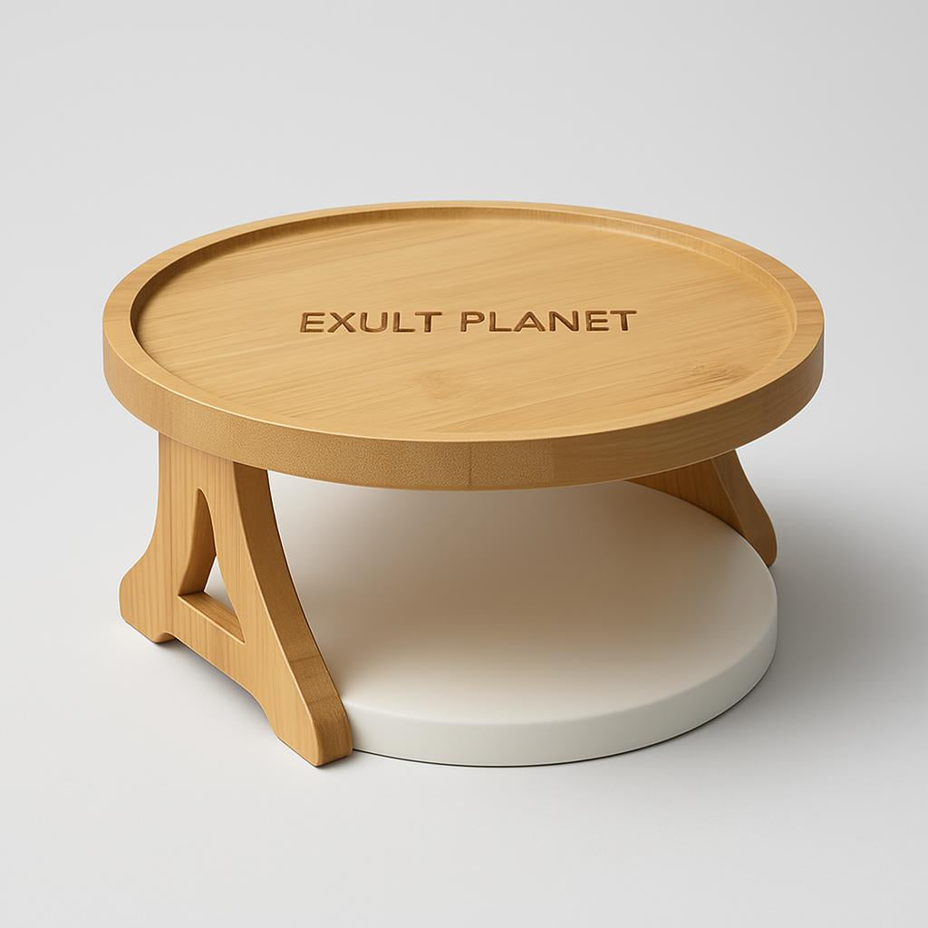 Bamboo Sofa Armrest Tray Table - Eco-Friendly, Durable, Multi-Use