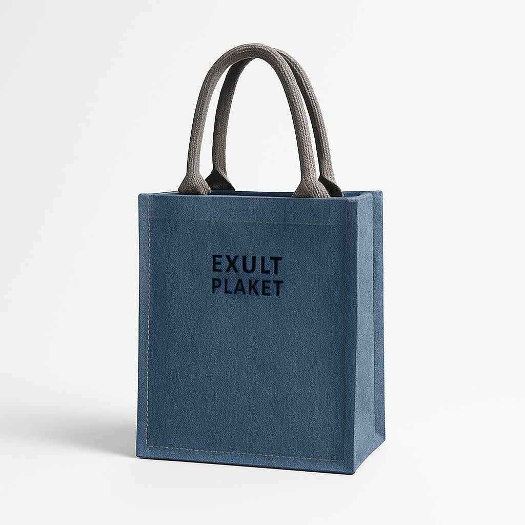 Eco-Friendly Reusable Jute Tote Bag - Sustainable Shopping Solution - Lush Brush