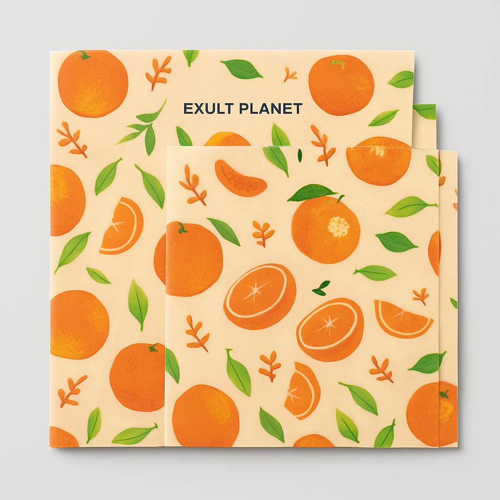 Eco-Friendly Beeswax Food Wraps - Reusable & Biodegradable