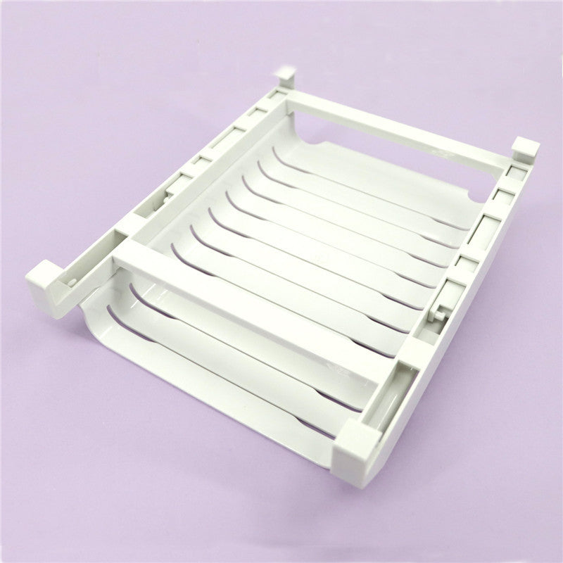 Refrigerator Storage Rack with Eco-Friendly Bag Holders