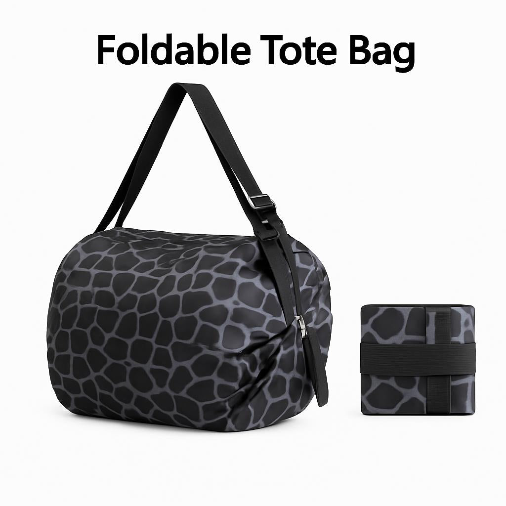 Eco-Friendly Reusable Camouflage Shopping Tote - Large, Foldable, Durable