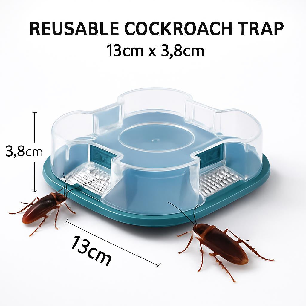 Eco-Friendly Reusable Cockroach Trap - Non-Toxic Pest Control Solution