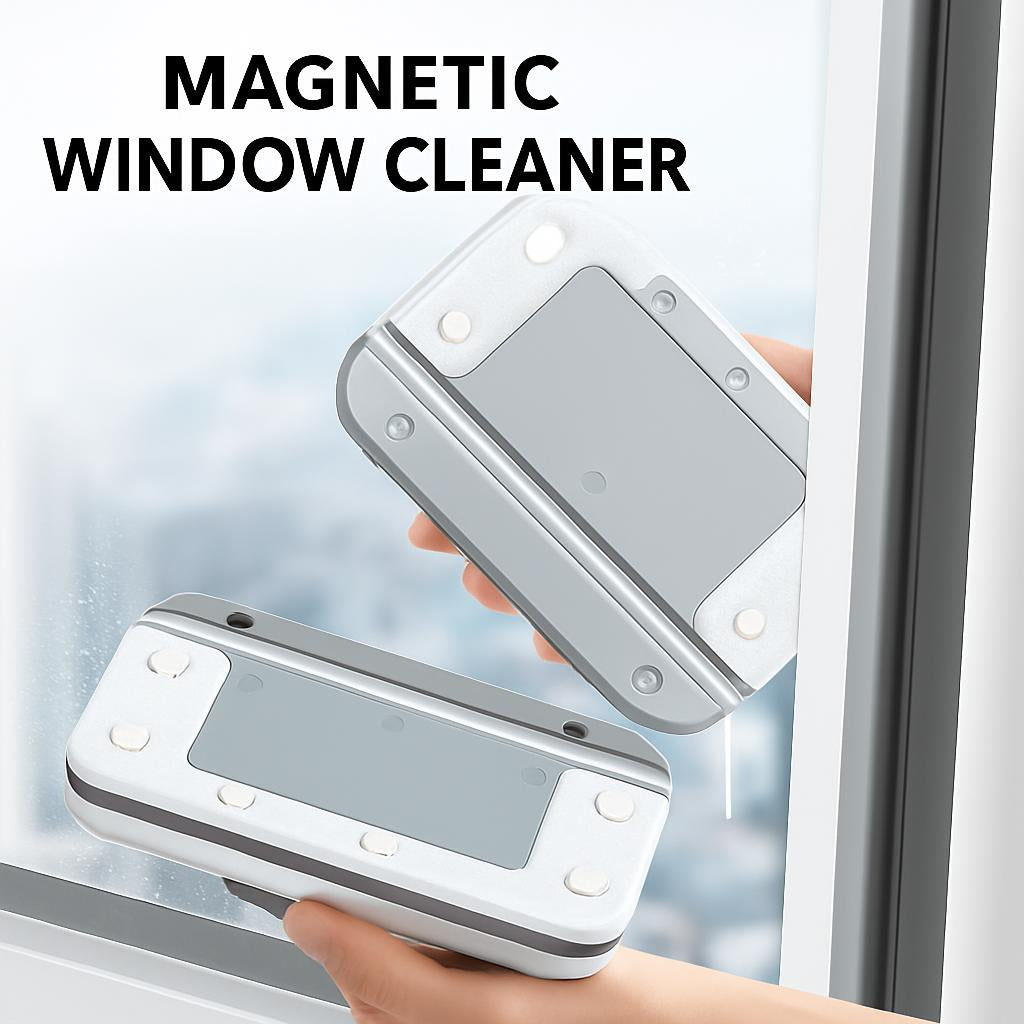 Magnetic Window Cleaner - Eco-Friendly, Reusable, Energy-Free Cleaning Tool