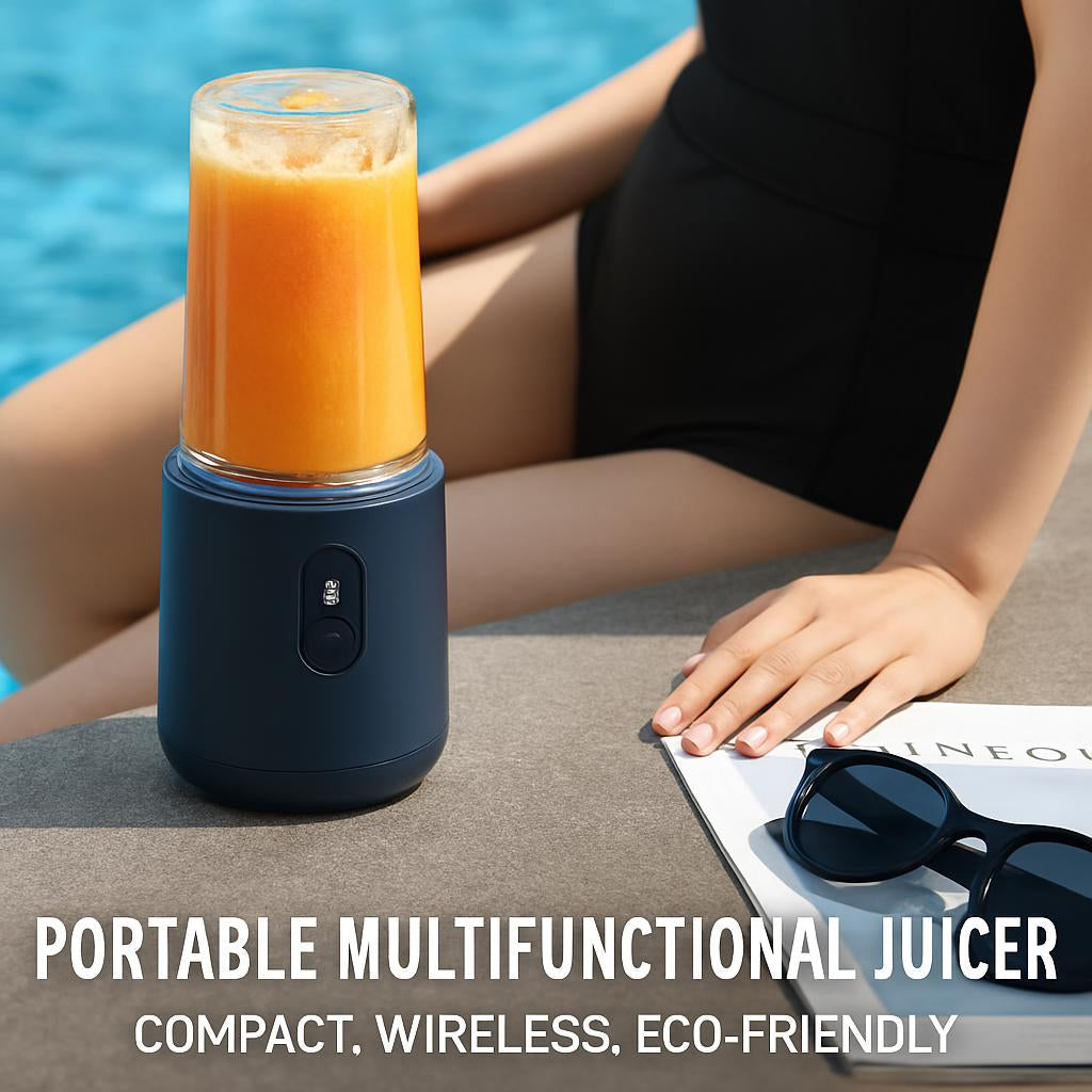 Portable Multifunctional Juicer - Compact, Wireless, Eco-Friendly