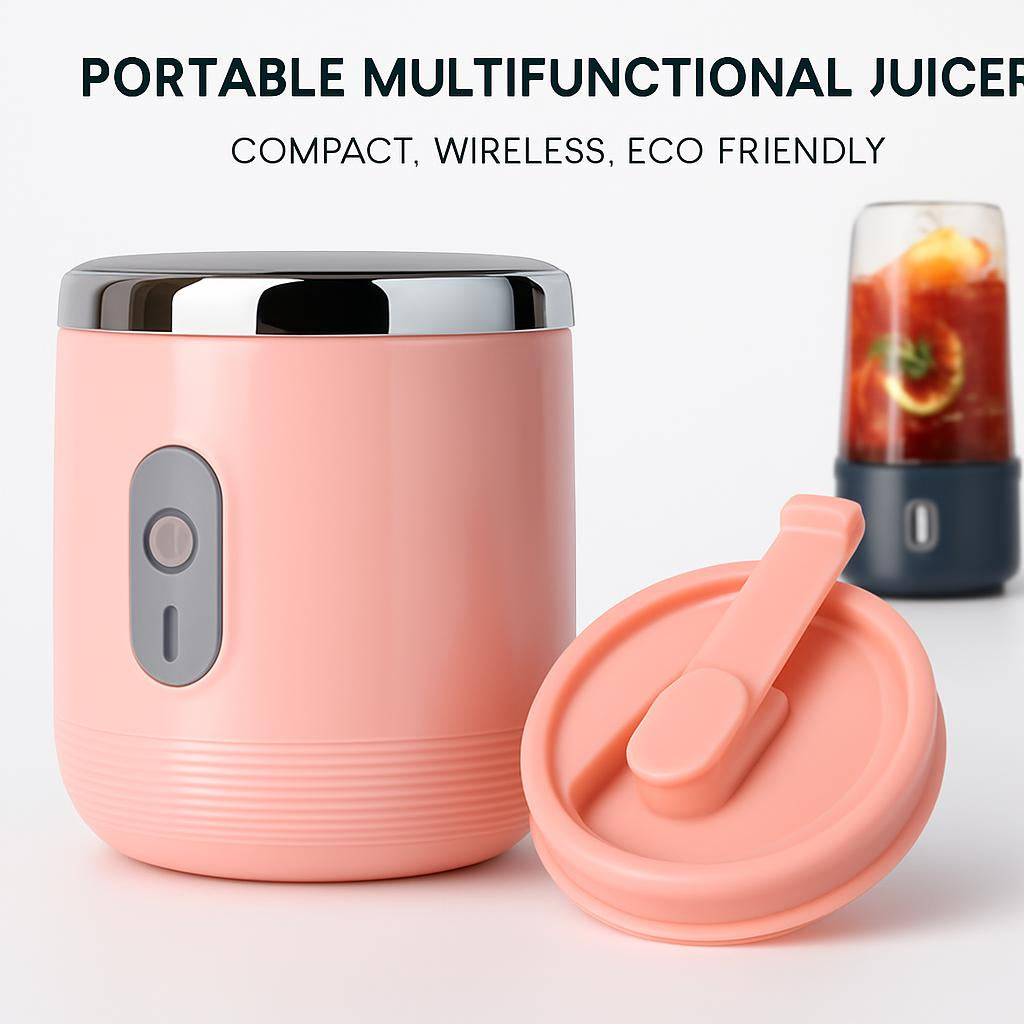 Portable Multifunctional Juicer - Compact, Wireless, Eco-Friendly