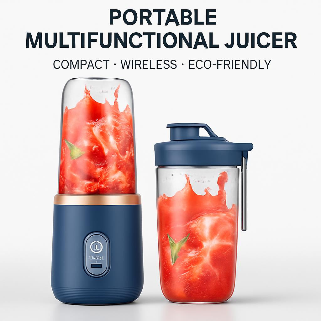 Portable Multifunctional Juicer - Compact, Wireless, Eco-Friendly