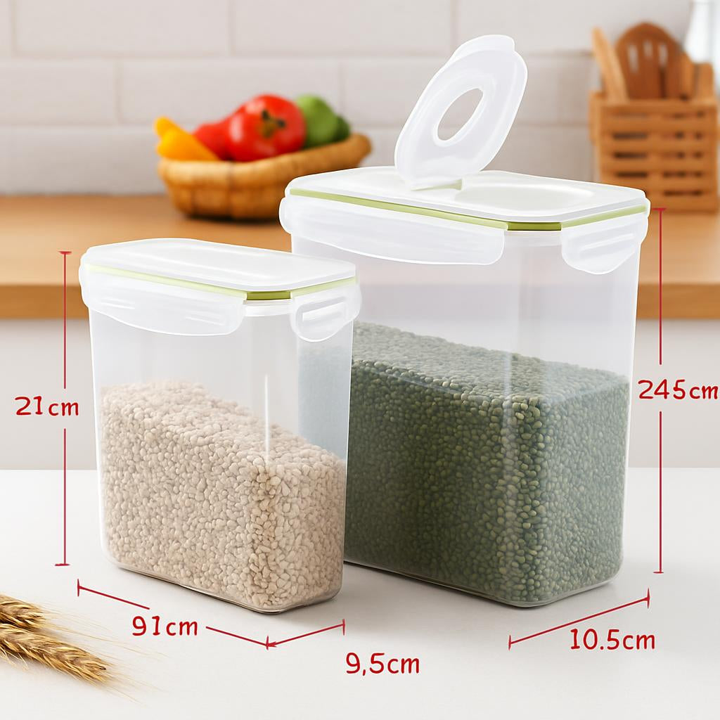 Airtight Food Storage Containers - Eco-Friendly Pantry Organization