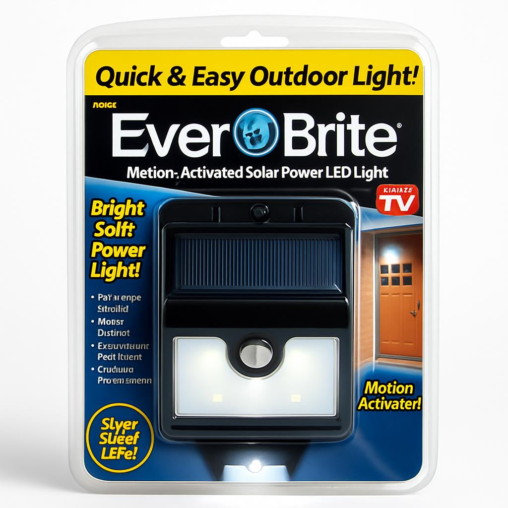 Solar-Powered LED Wall Light - Eco-Friendly Outdoor Lighting