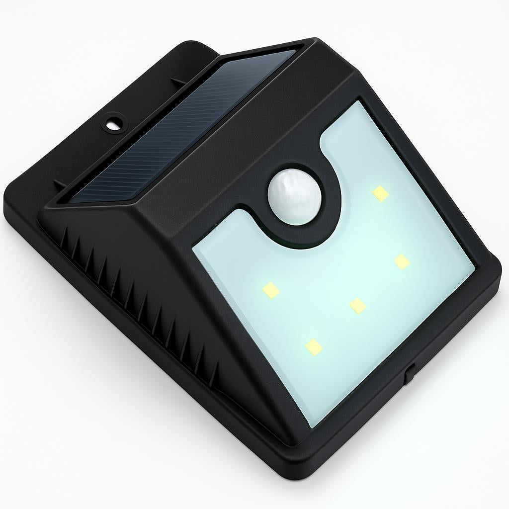 Solar-Powered LED Wall Light - Eco-Friendly Outdoor Lighting