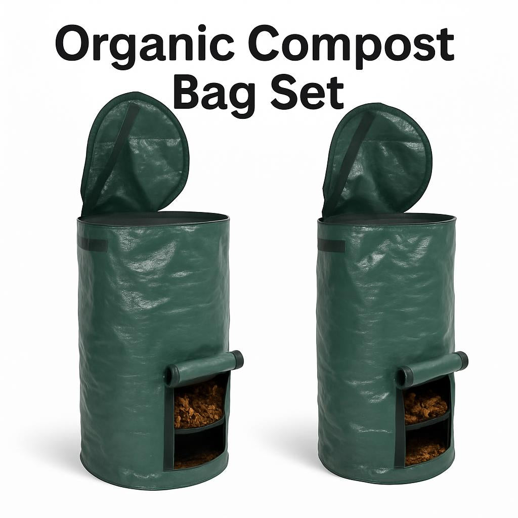 Eco-Friendly Organic Compost Bag Set - Sustainable Waste Management Solution
