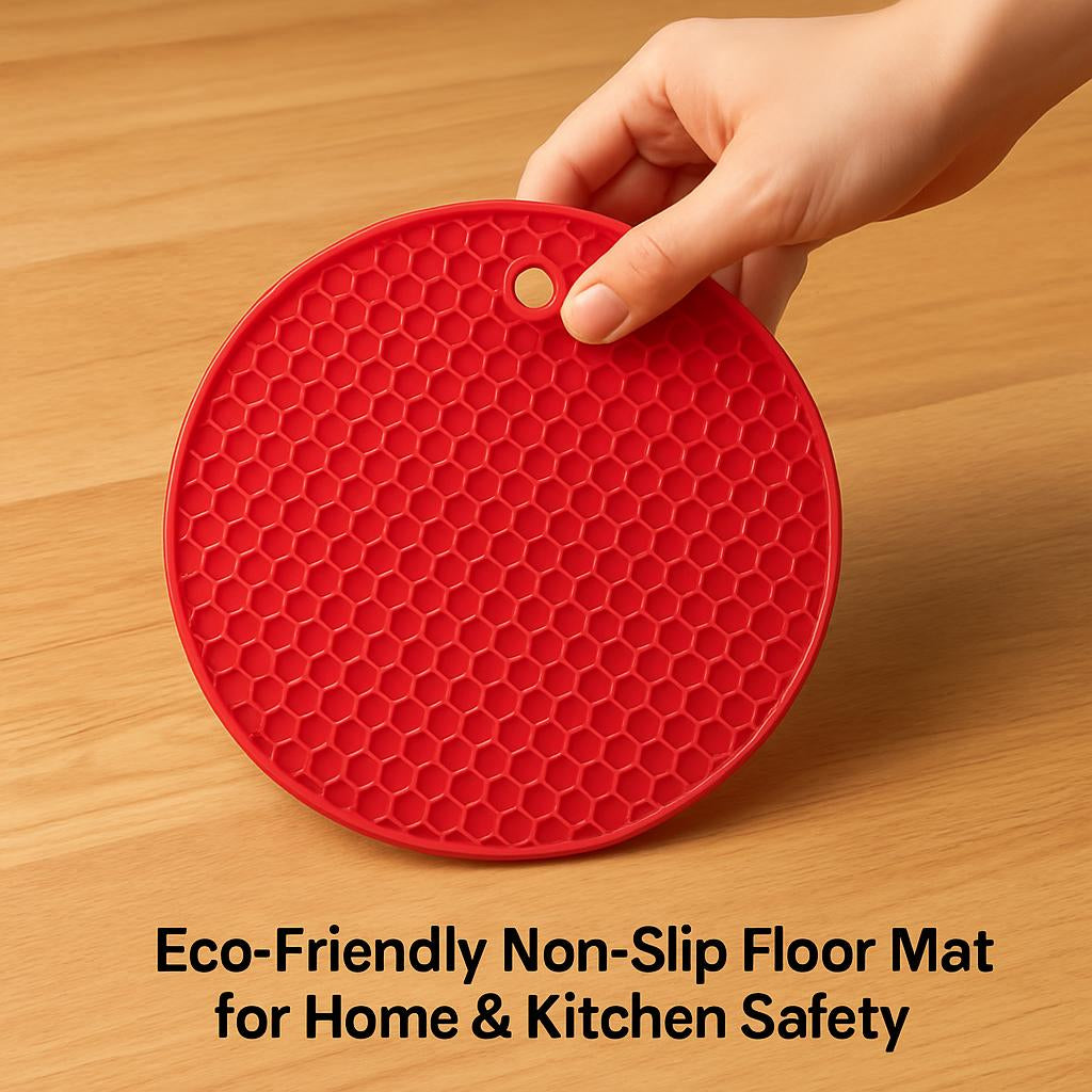 Eco-Friendly Non-Slip Floor Mat for Home & Kitchen Safety
