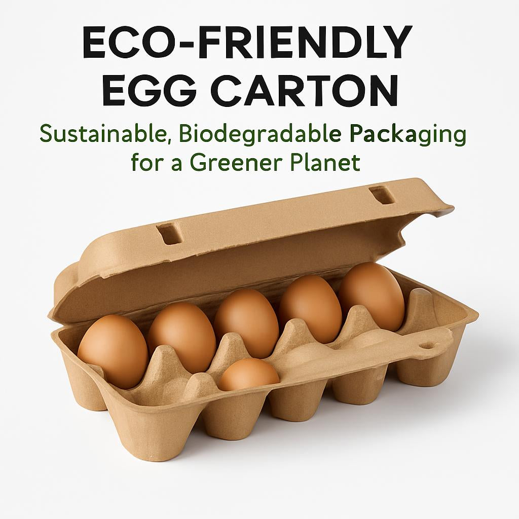 Eco-Friendly Egg Carton - Sustainable, Biodegradable Packaging for a Greener Planet